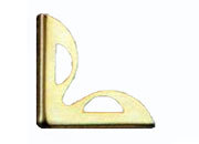 legatoria Angolino metallico oro 24 carati 15mm per lato, protegge copertine spesse fino a 3mm smm253
