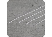 legatoria Stringhe in cotone, 60 mm BIANCO. Due perle trasparenti alle estremit del filo bianco leg2235