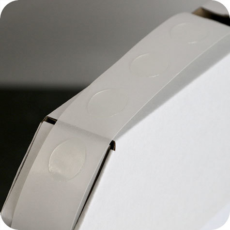 legatoria Gocce di colla, removibili diametro 15mm, in scatola dispenser.