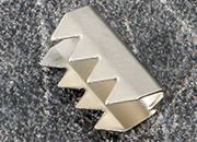 Capicorda tubetto 9x4,4mm, ACCIAIO NICHELATO LEG2962