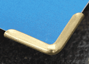 legatoria Angolino metallico ottone antico 15mm per lato, protegge copertine spesse fino a 2mm* LEG3128