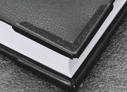 legatoria Angolino metallico nero 31mm per lato, protegge copertine spesse fino a 1.5mm*.