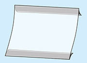 legatoria Porta cartello A3, orizzontale magnetico SEMITRASPARENTE, con 2 STRIP MAGNETICI, ormato A3 (298x421mm). In PVC rigido da 400 micron antiriflesso LEG3295