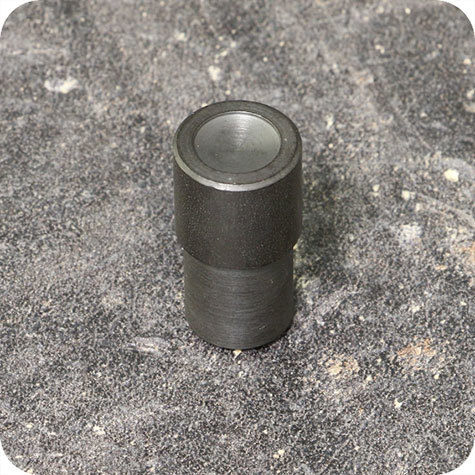 legatoria Punzone inferiore rivetto 9,1 mm Per applicare la parte inferiore dei rivetti a testa bombata a doppia testa, il cui diametro  di 9,1mm..