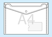 Busta bottone, A4, card-pocket LEG3692