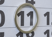 legatoria Segnagiorno magnetico calendario, diametro 20mm LEG3745.