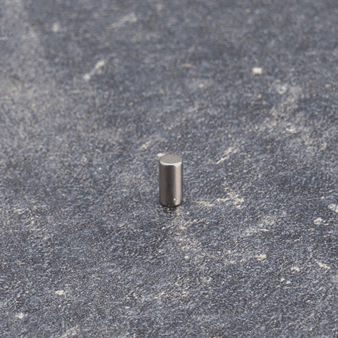 legatoria Calamita diametro 3mm. spessore 6mm Calamita cilindrica in ferrite diametro 3mm, spessore 6mm (forza di attrazione: 400g).
