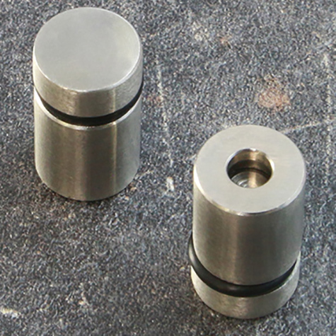 legatoria Distanziatore inox 15mm, diametro 13mm In acciaio inossidabile, diametro 13 mm, distanza dal muro 15mm, adatti per pannelli di spessore compreso tra 2-10 mm.