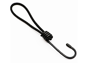 legatoria Corda elastica, gancio metallico 150mm Con cordino elastico intrecciato PE, 4mm di spessore, nero LEG4345