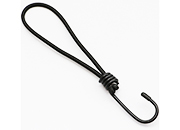 legatoria Corda elastica, gancio metallico 200mm Con cordino elastico intrecciato PE, 4mm di spessore, nero LEG4346