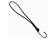 legatoria Corda elastica, gancio metallico 300mm Con cordino elastico intrecciato PE, 4mm di spessore, nero.