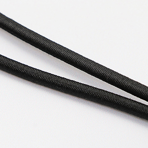 legatoria Corda elastica, gancio plastico 300mm Con cordino elastico intrecciato PE, 4mm di spessore, nero.