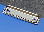 legatoria Molletta fermacarta 100x30mm NICHELATA, contiene fino a 100 fogli (10mm), interasse rivetti 73mm. rivetti non inclusi LEG4382