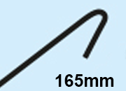 legatoria Ancoraggio estensibile a doppio gancio 165mm si estende da 165mm a 1,5 metri, per pesi fino a 400 grammi.