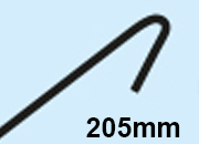 legatoria Ancoraggio estensibile a doppio gancio 205mm leg642.
