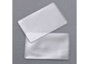 legatoria Porta carta di credito 61x91mm TRASPARENTE, in PVC flessibile da 180 micron.
