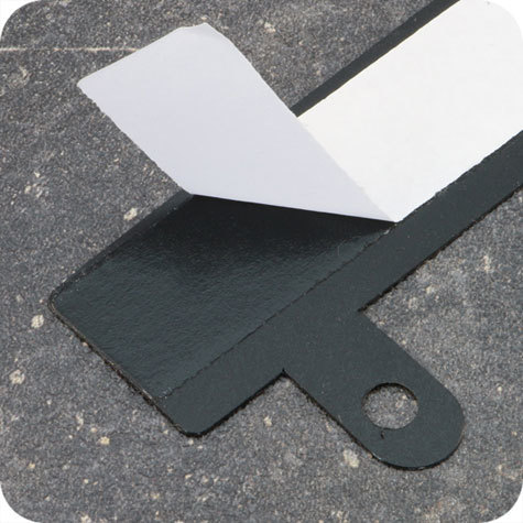 legatoria File Strip, Striscia perforata autoadesiva per archiviazione a 4 buchi, 280x25mm TRASPARENTE, in PVC rigido, lunghezza 280mmn. Interasse fori 80mm.