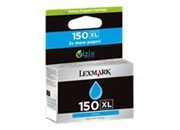 consumabili 14N1615E  LEXMARK CARTUCCIA INK-JET CIAN0 150XL 700 PAGINE RESTITUIBILE PRO/715/915 S/515.