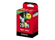 consumabili 18C1520E  LEXMARK CARTUCCIA INK-JET NERO 28 + 29 175 PAGINE RESTITUIBILE Z/845 MULTIFUNCIN X/2500 SERIES Z/1300.
