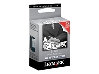 consumabili 18C2190E  LEXMARK CARTUCCIA INK-JET NERO N 36 XLA.