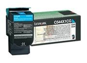 consumabili C544X1CG  LEXMARK TONER LASER CIAN0 4.000 PAGINE RESTITUIBILE C/544 X/544.