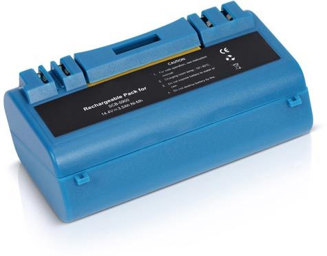 gbc Batteria 14.4V 5000mAh Ni-MH Superpotenziata, per Irobot Scooba.