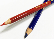 gbc Matita bicolore rosso-blu LYRA fusto s sezione esagonale. da 7mm. Affilata LYR2920101