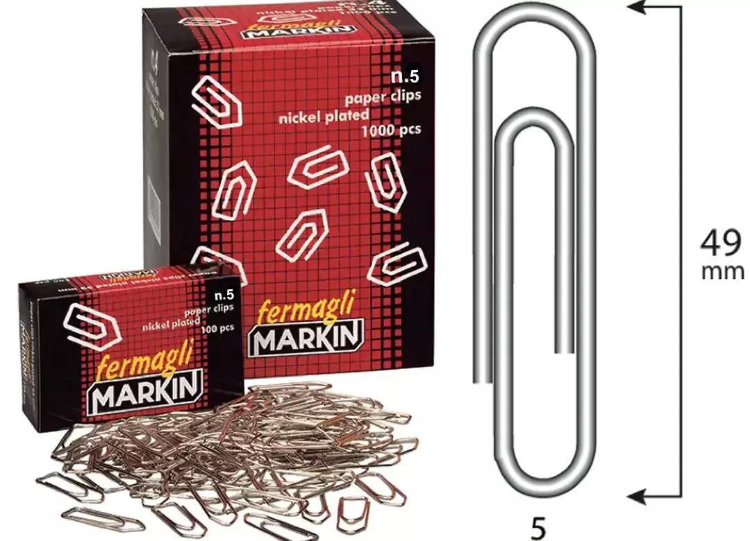 FermagliZincatiMarkin n°5, 49mm mak510fr5