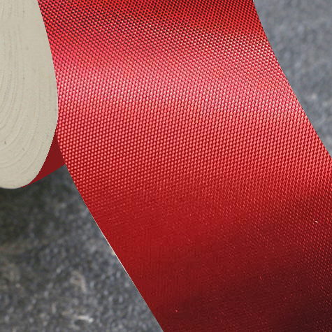 legatoria Nastro autoadesivo borda dorso, h25mm ROSSO 1, elegante nastro in seta per ricoprire il dorso di blocchi pinzati. Spessore 400 micron. Utilizzato nelle industrie grafiche per bordature e dorsature di libri, registri, quaderni, blocchi per assegni e formulari.