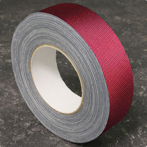 legatoria Nastro autoadesivo borda dorso, h19mm ROSSO 2, elegante nastro in seta per ricoprire il dorso di blocchi pinzati. Spessore 400 micron. Utilizzato nelle industrie grafiche per bordature e dorsature di libri, registri, quaderni, blocchi per assegni e formulari.