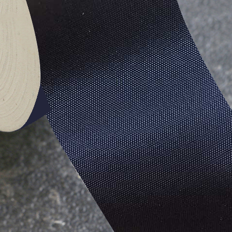 legatoria Nastro autoadesivo borda dorso, h50mm BLU PRUSSIA, elegante nastro in seta per ricoprire il dorso di blocchi pinzati. Spessore 400 micron. Utilizzato nelle industrie grafiche per bordature e dorsature di libri, registri, quaderni, blocchi per assegni e formulari.