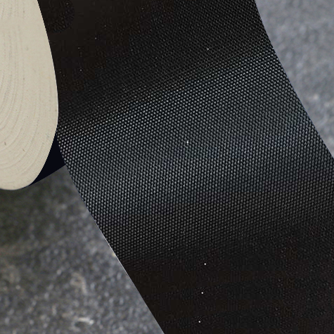 legatoria Nastro autoadesivo borda dorso, h50mm NERO, 180 gramm-mq, elegante nastro in seta per ricoprire il dorso di blocchi pinzati. Spessore 400 micron. Utilizzato nelle industrie grafiche per bordature e dorsature di libri, registri, quaderni, blocchi per assegni e formulari.