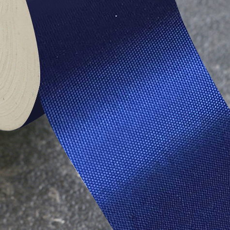 legatoria Nastro autoadesivo borda dorso, h25mm BLU SCURO, elegante nastro in seta per ricoprire il dorso di blocchi pinzati. Spessore 400 micron. Utilizzato nelle industrie grafiche per bordature e dorsature di libri, registri, quaderni, blocchi per assegni e formulari.