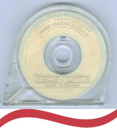 gbc Normatape, 3:32 ROSSO Altezza 2,38mm Nastro adesivo flessibile Mecanorma in dispenser. Consente di creare linee curve. Per dare vita a diagrammi a colori, progettazioni o modelli che  richiedano uso di filetti.