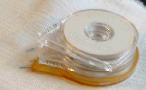 gbc Normatape, 3:32 GIALLO Altezza 2,38mm Nastro adesivo flessibile Mecanorma in dispenser. Consente di creare linee curve. Per dare vita a diagrammi a colori, progettazioni o modelli che  richiedano uso di filetti.