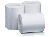 carta Rotolo TELEX a 2 vie: 1 foglio in carta bianchissima di pura cellulosa, 2 foglio in carta chimica autocopiante a traccia nera POI7RTA40100/2.
