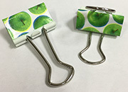 gbc Molle fermacarte doubleclip, 25mm GreenApple MOL78142.