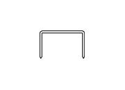 gbc Punti metallici 50-8 altezza 8mm, zincati NAG6275080