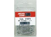 gbc Fermagli zincati misura 4, 32mm, punta triangolare scatola appendibile.