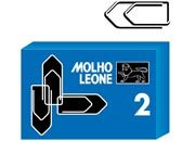 gbc Fermagli nichelati misura  2, 23mm, punta triangolare MOL22112.