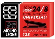 gbc Punti 24/8, per cucitrici passo 128 (altezza punto 8mm)   .