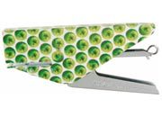 gbc Cucitrice a pinza Molho Leone Green Apple in acciaio stampato, utilizza punti passo 6 (64-48), capacit di cucitura: 18 fogli, profondit di cucitura: 40mm, compresa scatola da 1000 punti con la stessa fantasia della cucitrice, linea Funny desk by Molho Leone.