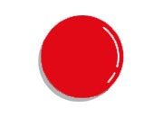 gbc bottoni magnetici diametro mm 32 ROSSO, scatola da 10 magneti MOL78536