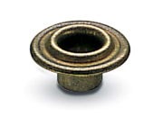 legatoria Occhiello metallico per fori diametro 5.5 mm. altezza 5.3 mm mom33.