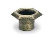 legatoria Occhiello metallico per fori diametro 5.5 mm. altezza 5 mm mom37.