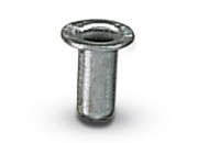 legatoria Occhiello metallico NICHELATO, altezza 6mm mom48.