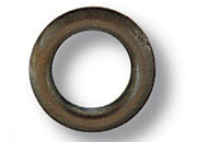 legatoria Ranella metallica per occhielli di diametro 5,5 mm diametro esterno: 9,5 mm, diametro interno: 6 mm mom7