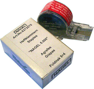 gbc Caricatore da 5000 punti 26-6 per teste di cucitura Foldnak 8, caricatore da 5000 punti.