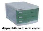 CASSETTIERA 3 CASS.COLOR-TRASP NIJ3021R