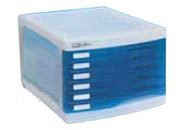 CASSETTIERA 6 CASS.COLOR-TRASP NIJ3020BL